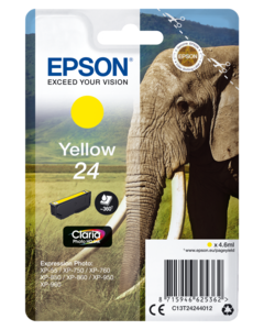 Encre Epson 24 Claria, jaune