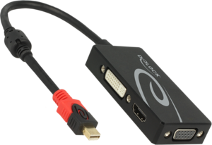 Adattatore mini DP - HDMI/DVI-D/VGA