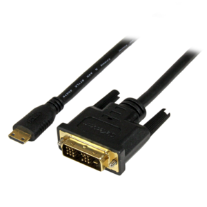 Cabo StarTech mini-HDMI a DVI-D 1m