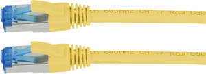 Patch kabel RJ45 S/FTP Cat6a 1m žlutý