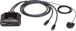 ATEN US3312 KVM Switch DP/Type-C 2-port