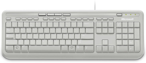 Clavier filaire Microsoft 600, blanc