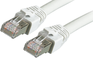 Câble patch RJ45 S/FTP Cat8.1 0,5 m gris