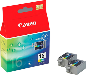 Inkoust Canon BCI-16, tříbarevný, 2 ks