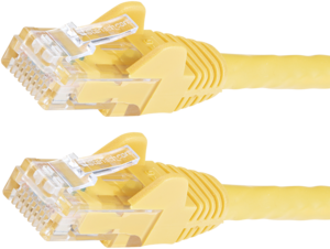 Patch Cable RJ45 U/UTP Cat6 1m Yellow