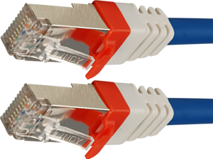 Patch Cable RJ45 S/FTP Cat6a 3m Blue