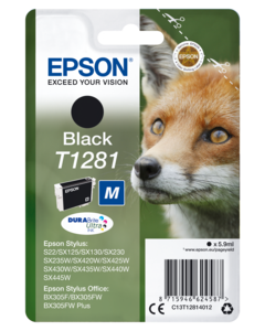 Epson Tusz T1281 M, czarny