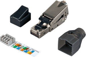 Connector RJ45 Cat6 STP Field Assembly