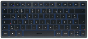 CHERRY KW 7100 MINI Keyboard Slate Blue