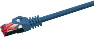 Patchkabel RJ45 S/FTP Cat6 0,25 m blau