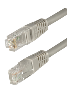 Cable conex. RJ45 U/UTP Cat6 20m gris