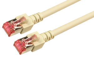 Patch Cable RJ45 S/FTP Cat6 0.25m Grey