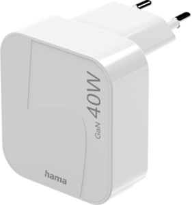 Hama 40W Dual USB-C GaN Charger