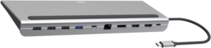 Hama USB-C - 2xHDMI+DP Dock