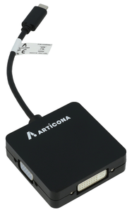 Adapter USB C/m - VGA+DVI+HDMI+DP/f