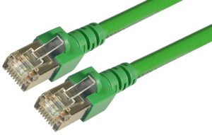 Câble patch RJ45 SF/UTP Cat5e 3 m vert