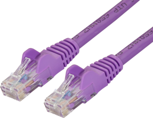 Patch Cable RJ45 U/UTP Cat6 1m Purple