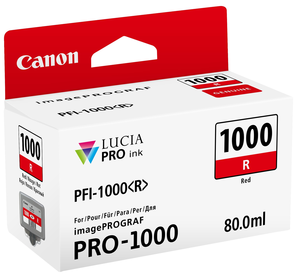 Encre Canon PFI-1000R, rouge