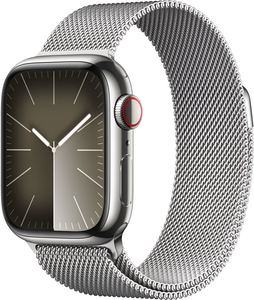 Apple Watch S9 9 LTE 41mm Stahl silber