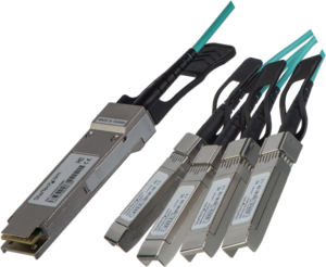 Câble QSFP+ m. - 4 x SFP+ m., 5 m
