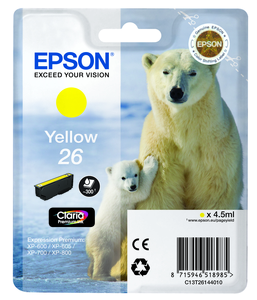 Epson 26 Claria Ink Yellow