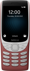 Tél port. Nokia 8210 4G 48/128Mo rouge