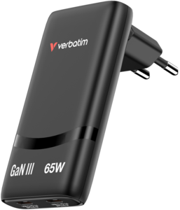 Adattatore di ricarica GaN 2 porte 65 W