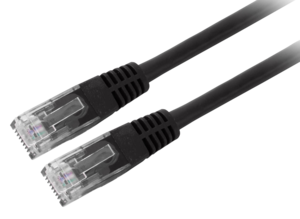 Câble patch RJ45 U/UTP Cat6, 3 m, noir