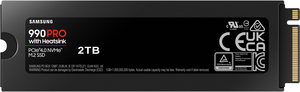 Samsung 990 Pro Heatsink 2TB SSD
