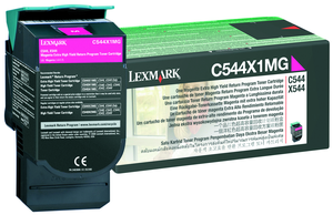 Lexmark Toner C544X, purpurowy