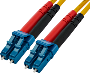 StarTech FO Duplex Patch Cable LC-LC OS1 Yellow