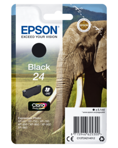 Encre Epson 24 Claria, noir