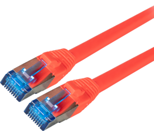 Patch Cable RJ45 S/FTP Cat6a 2m Red