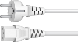 Power Cable Local/m - C13 5.0m White