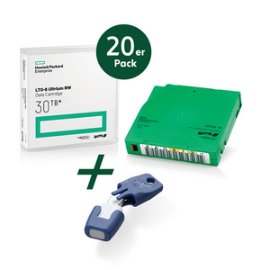HPE LTO-8 Tape + Label PROMO 20 St