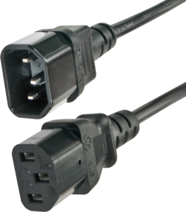 Power Cable C13/f - C14/m 5m Black