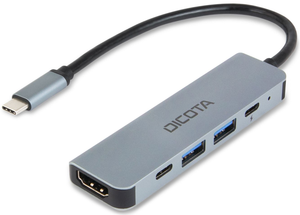 DICOTA USB-C 5-in-1 4K 100W Video Hub