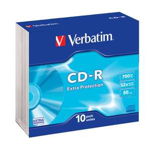 Verbatim CD-R DLP 700MB 52x SC 10-pack