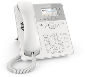 Téléphone IP fixe Snom D717, blanc