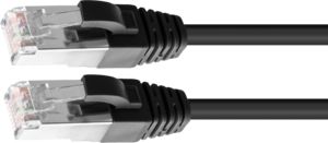 Kabel siec. RJ45 S/FTP Cat6 0,3 m czar.