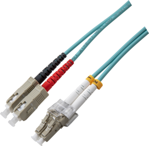 Opt. patch kabel duplex LC-SC 5m 50/125µ