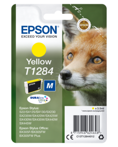 Epson T1284 Ink, Yellow