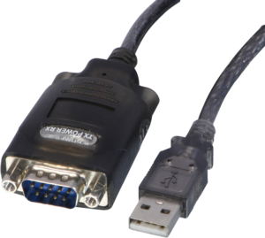 DB9 (RS232) (m) - USB-A (m) adapt. 1,1 m
