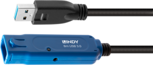 LINDY USB-A aktív hosszabbító 8 m