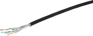 Datenkabel Cat7 flex. S/FTP 100 m schw.