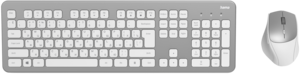 Hama KMW-700 Tastatur Maus Set silber