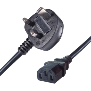 10m UK Cable Plug to C13 Socket