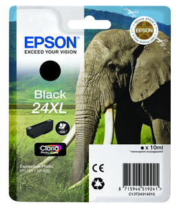 Encre Epson 24XL, noir