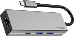 Hama USB Hub 3.0 3-port + Gb Ethernet