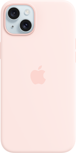 Funda silicona Apple iPhone 15 Plus rosa